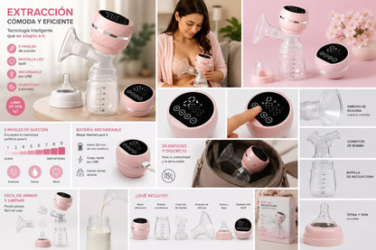 Extractor Leche Materna Inalámbrico USB